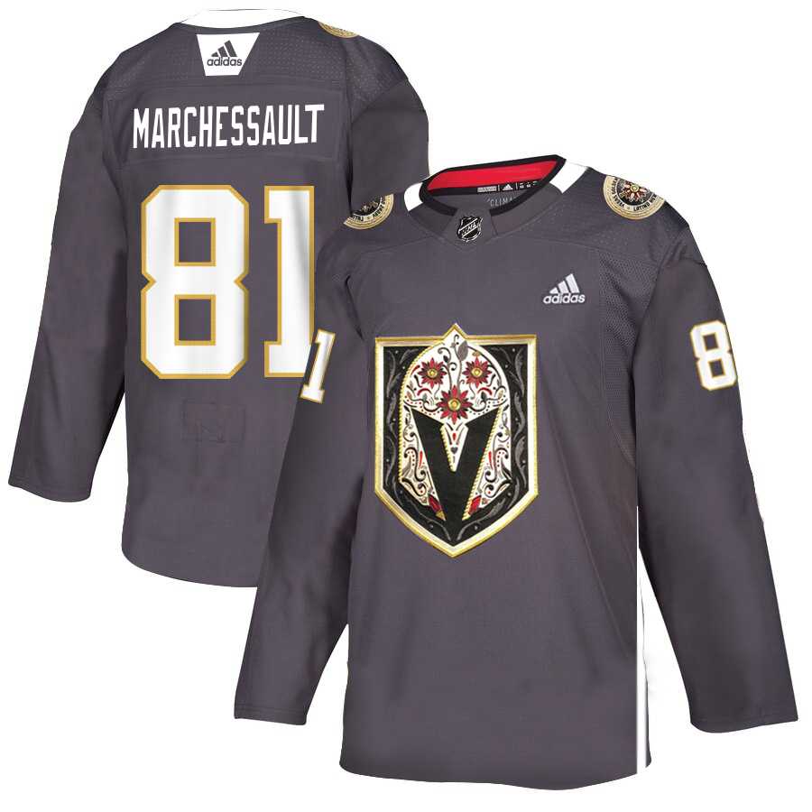 Vegas Golden Knights 81 Jonathan Marchessault Gray Dia De Los Muertos Adidas Jersey,We sell and wholesale Vegas Golden Knights 81 Jonathan Marchessault Gray Dia De Los Muertos Adidas Jersey on line form chian!